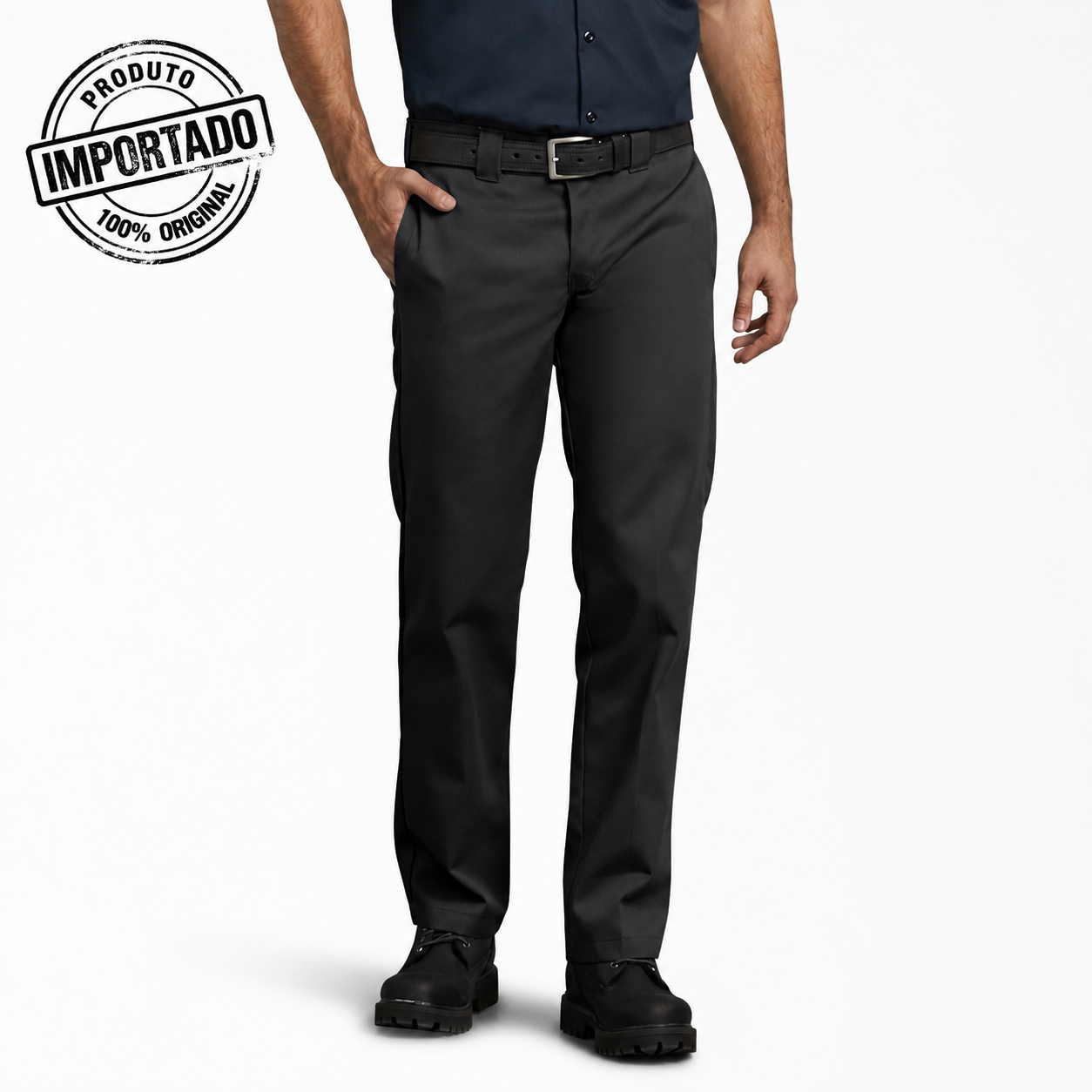 Dickies 873 Slim Fit – Calça de Trabalho Masculina - Imagem 1