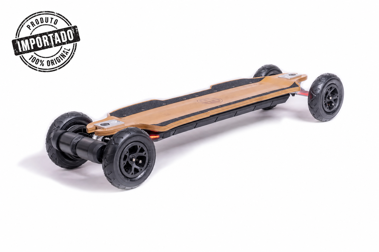 Evolve Diablo Bamboo – Skate Elétrico All Terrain - Imagem 1