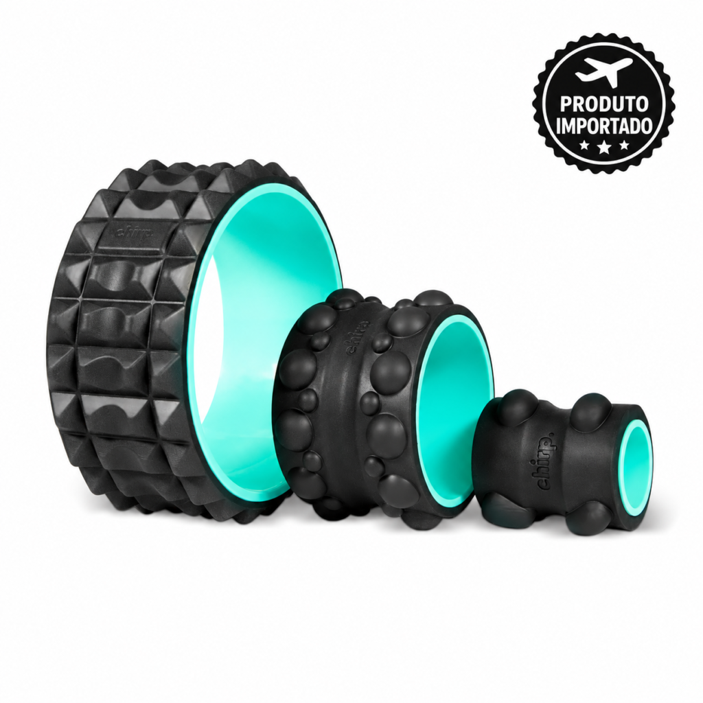 Chirp Wheel XR – Kit com 3 Rodas de Massagem