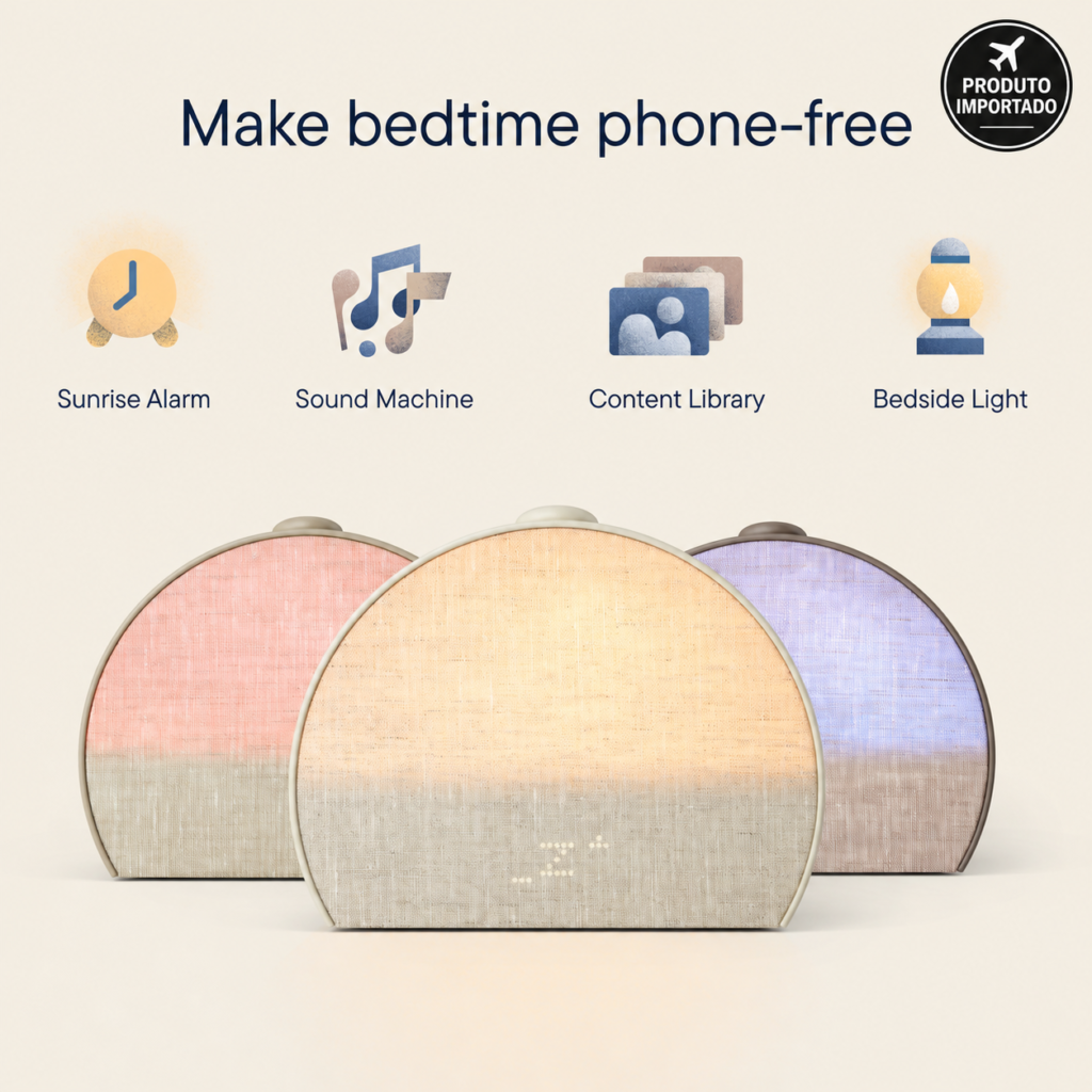 Hatch Restore 3 – Despertador com Luz Gradual e Sons para Dormir