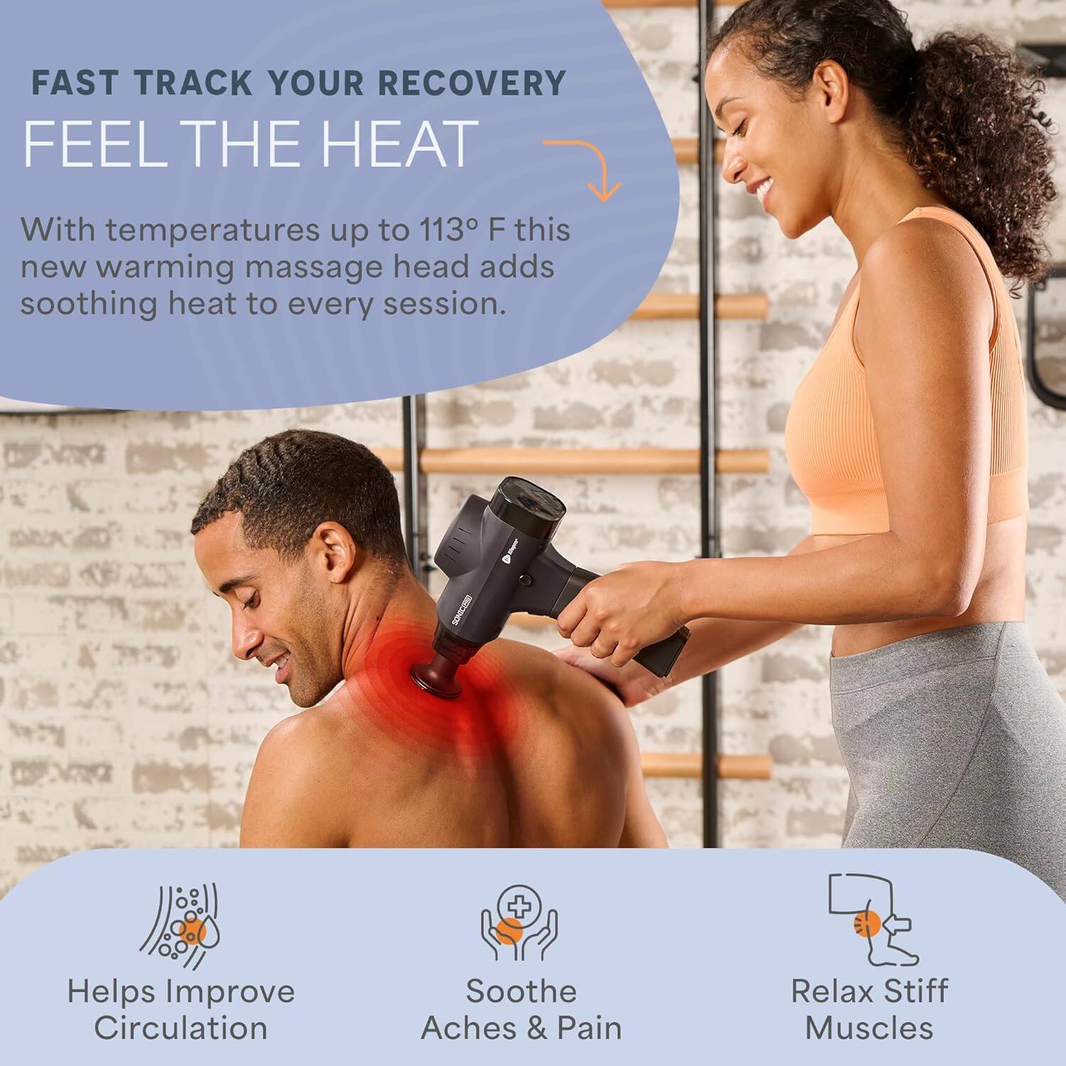 LifePro Sonic Pro – Massageador Muscular Portátil - Imagem 3