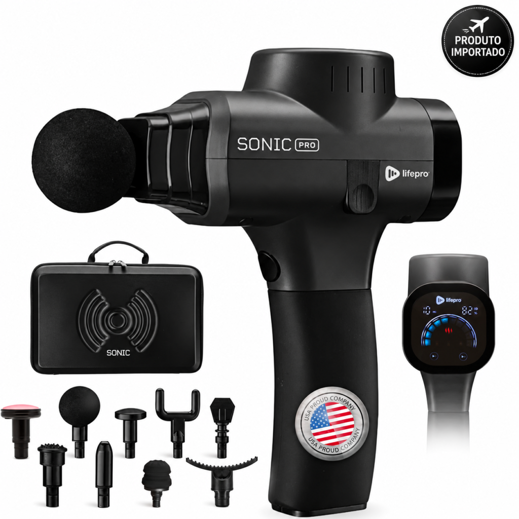 LifePro Sonic Pro – Massageador Muscular Portátil