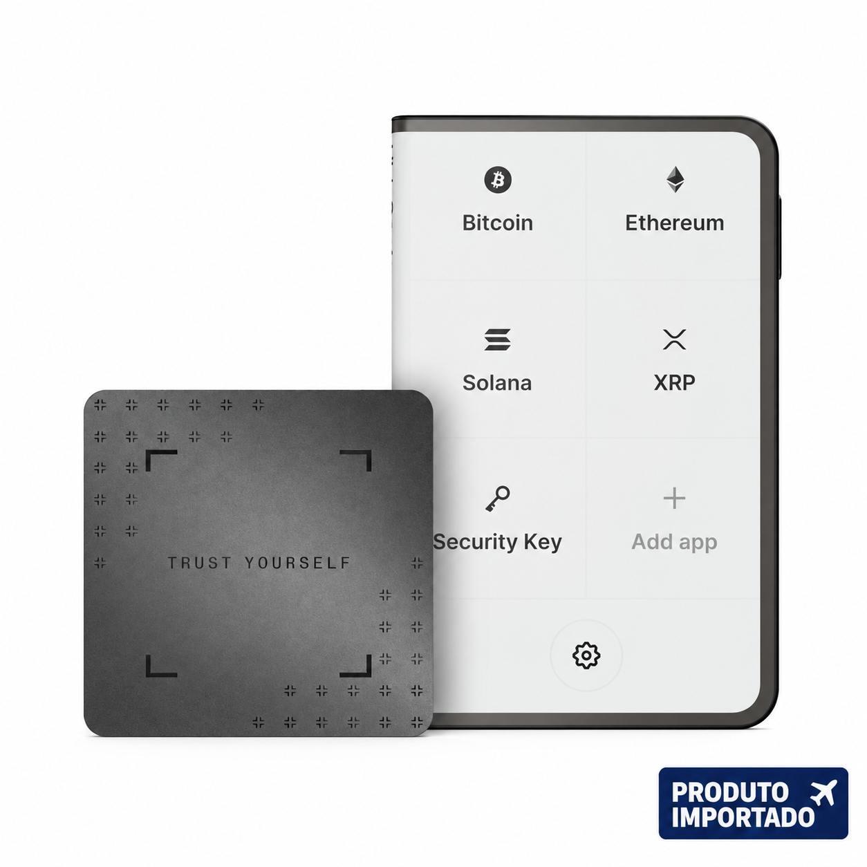 Ledger Stax com Folio e Recovery Key – Carteira Física para Criptomoedas - Imagem 1