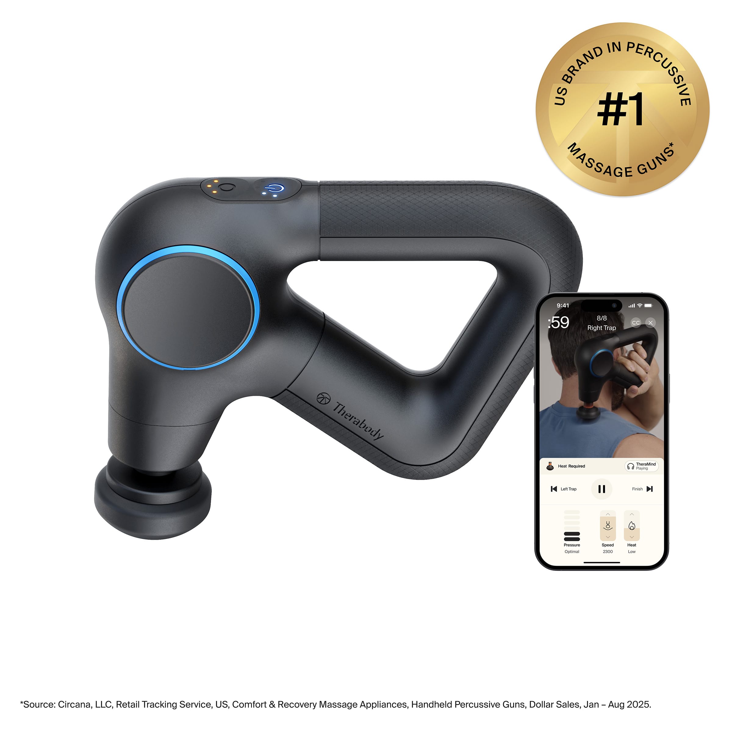 Therabody Theragun Prime Plus – Massageador Percussivo com Aquecimento - Imagem 2