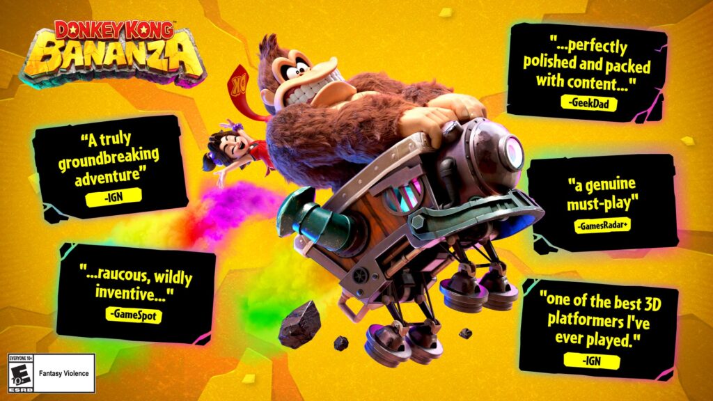 Donkey Kong Bananza para Nintendo Switch 2 — Mídia Física
