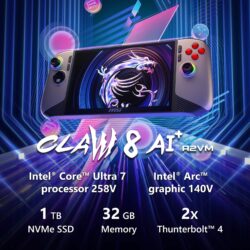 MSI Claw 8 AI+ 32 GB 1 TB - Imagem 3