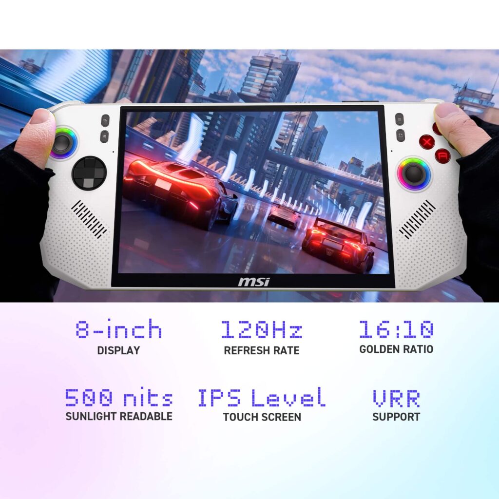 MSI Claw A8 – Console Portátil (24 GB, 1 TB)