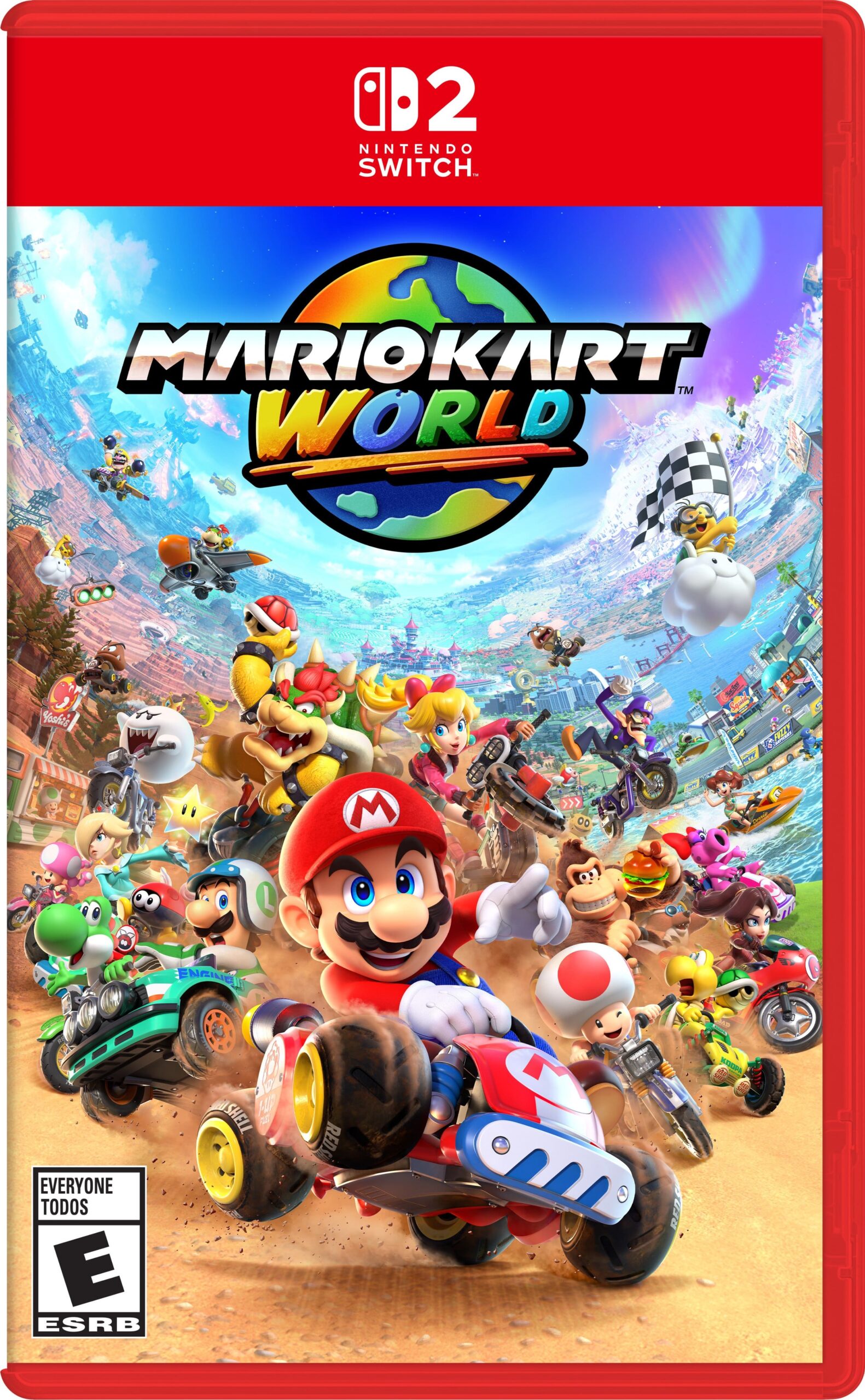 Mario Kart World – Jogo para Nintendo Switch 2 (Mídia Física) - Imagem 1