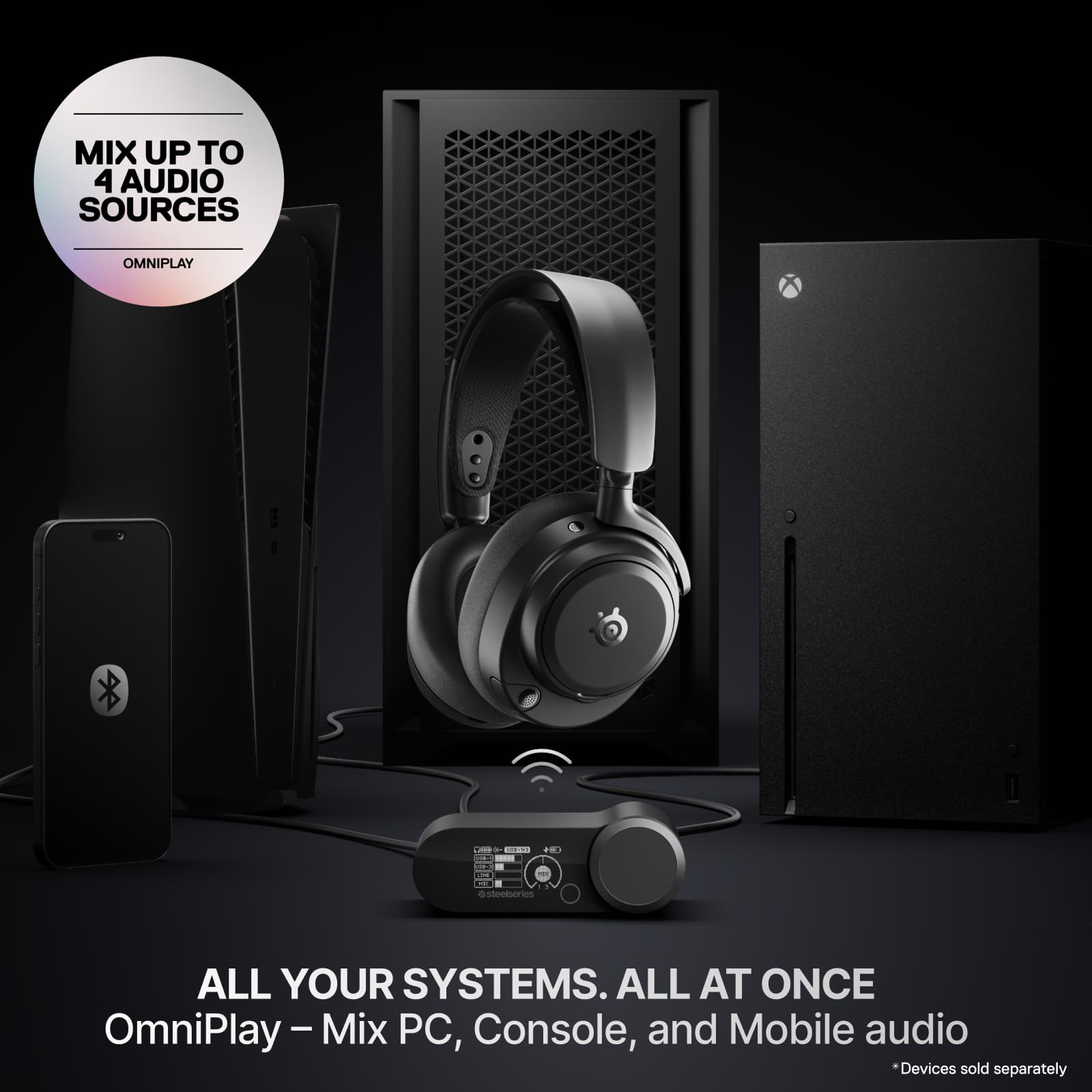 SteelSeries Arctis Nova Pro Omni – Headset Gamer - Imagem 4