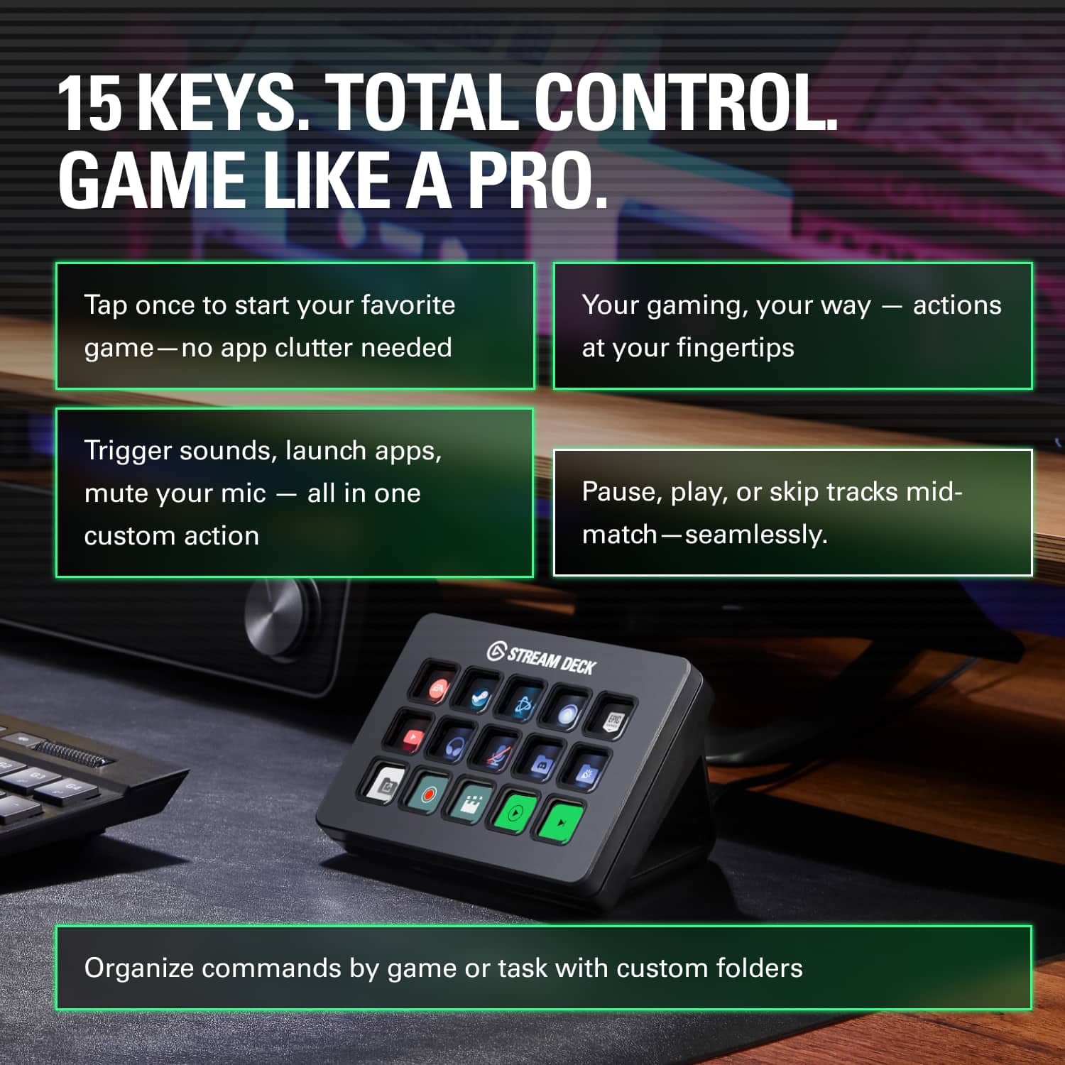 Elgato Stream Deck MK.2 – Controlador para Streaming - Imagem 4