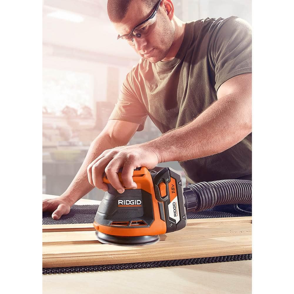 Ridgid 18V Cordless 6 Tool Combo Kit With 2 0 Ah Battery 4 0 Ah Battery Charger And Bag R96257