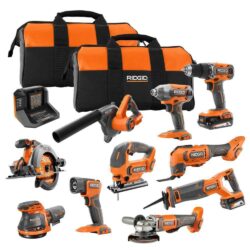 RIDGID 18V R96350 – Kit 10 Ferramentas com Baterias 2 Ah e 4 Ah - Imagem 21