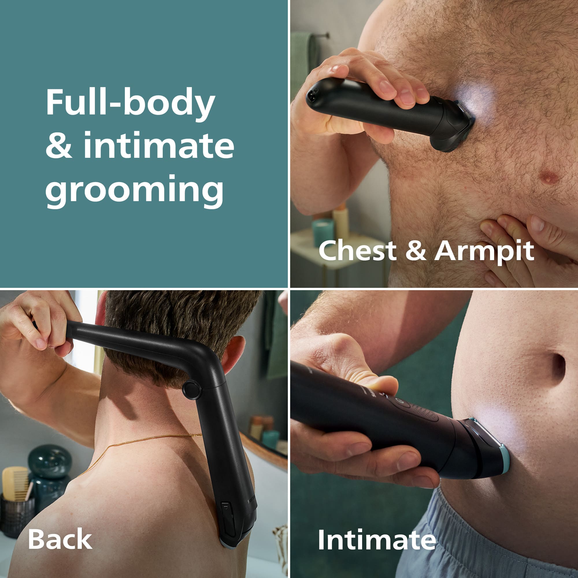Philips Norelco Body Groomer 7000 BG7480/50 – Aparador Corporal - Imagem 4