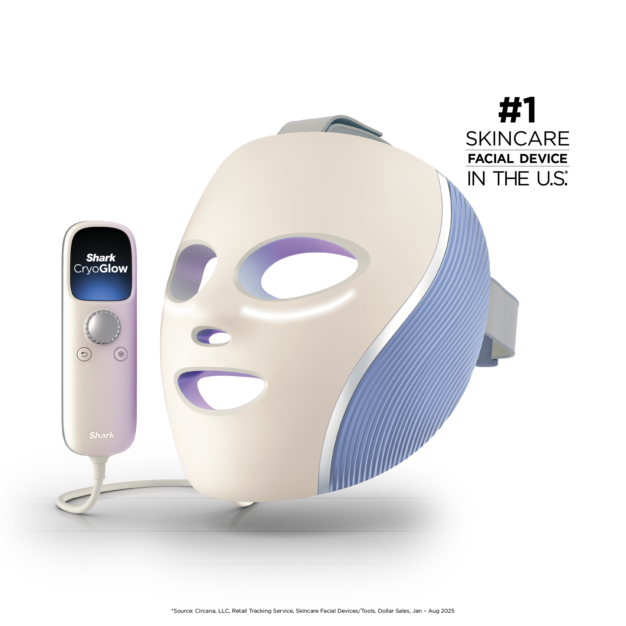 Shark CryoGlow – Máscara de LED com Resfriamento para os Olhos - Imagem 4
