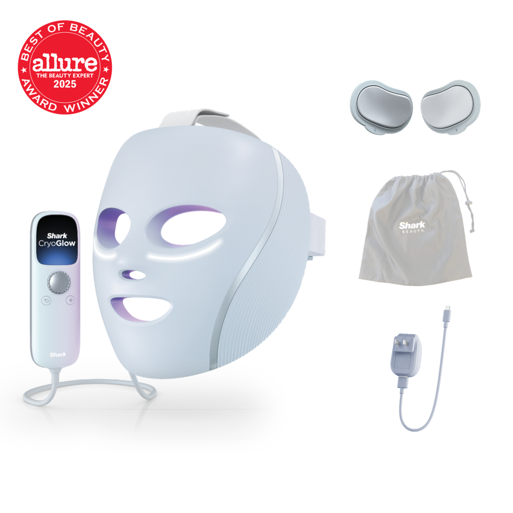 Shark CryoGlow – Máscara de LED com Resfriamento para os Olhos