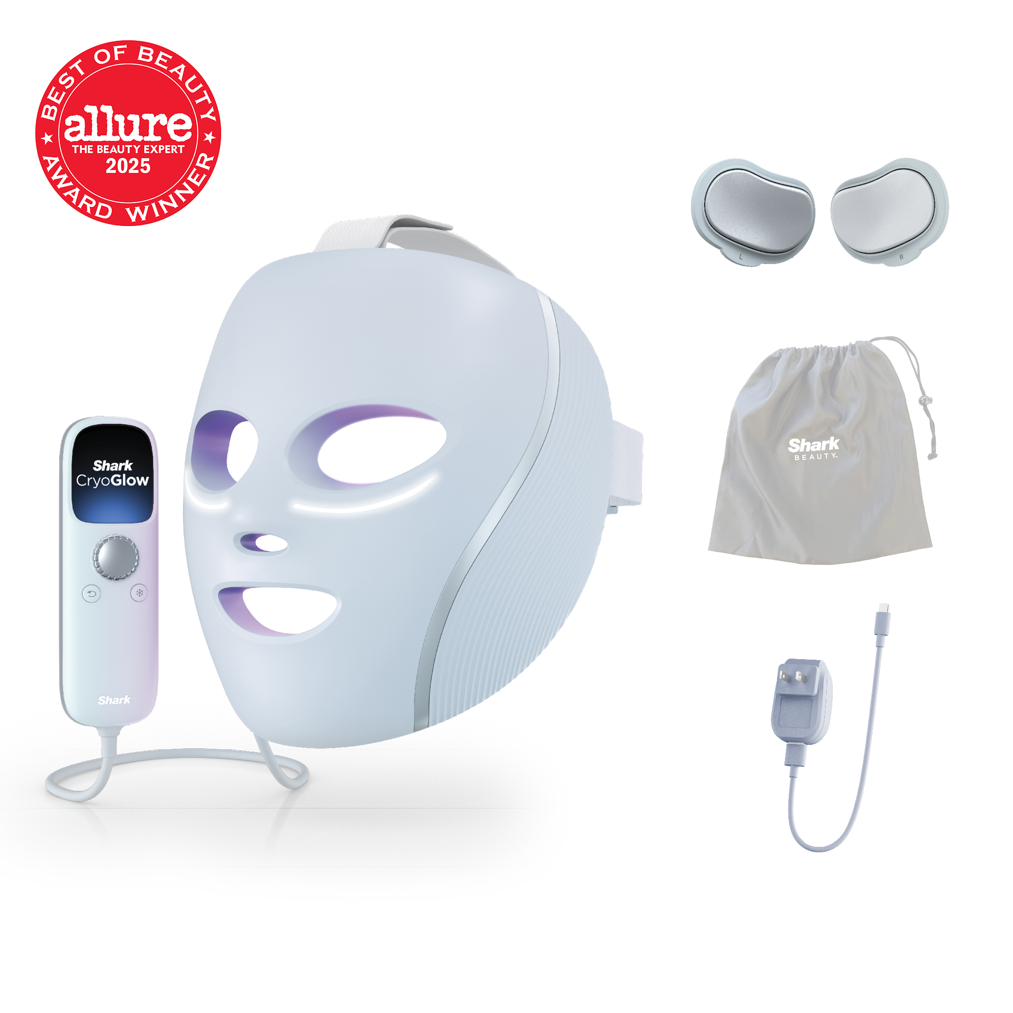 Shark CryoGlow – Máscara de LED com Resfriamento para os Olhos - Imagem 5
