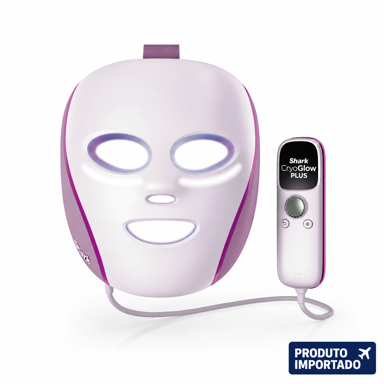Shark CryoGlow Plus – Máscara de LED com Resfriamento para os Olhos - Imagem 1