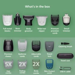 Philips Norelco All-in-One 9000 MG9575/49 – Kit Aparador 23 Peças - Imagem 5
