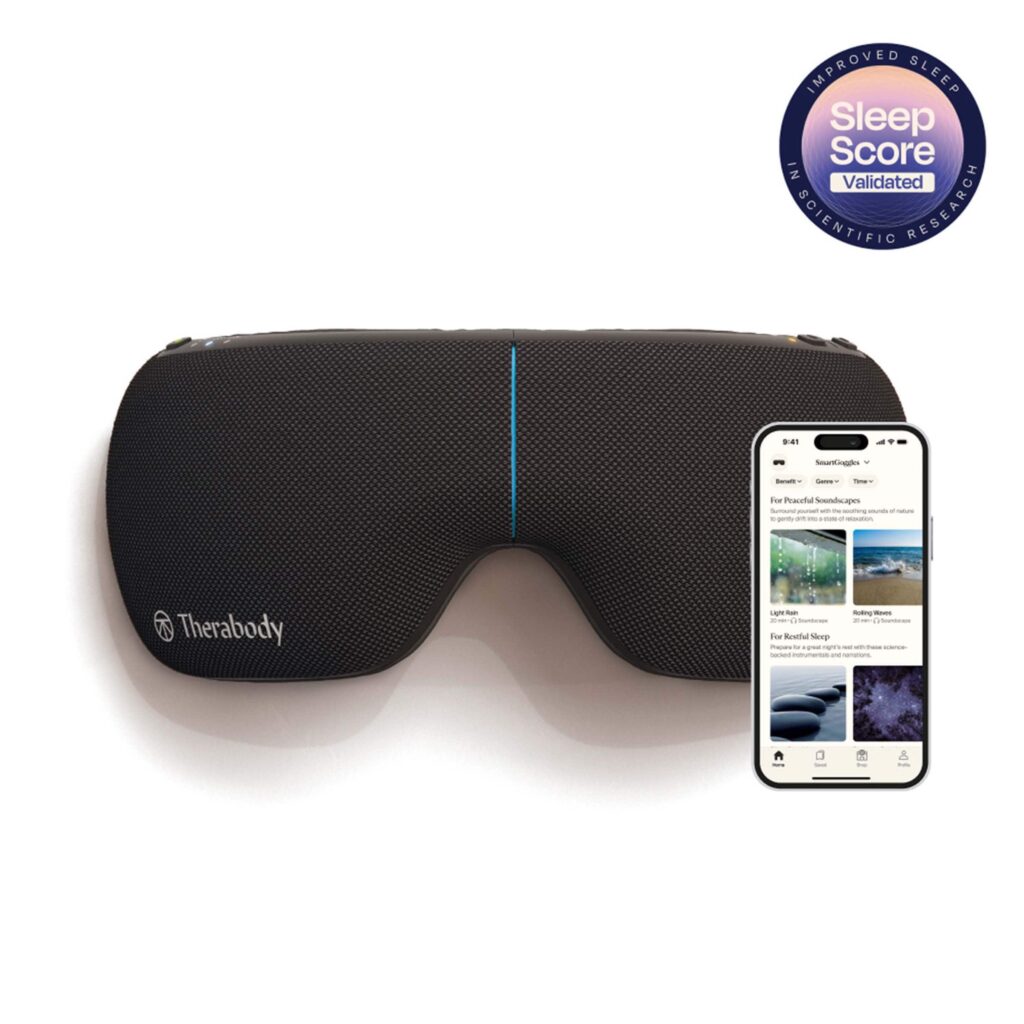 Therabody SmartGoggles 2ª Geração – Massageador para Olhos e Têmporas