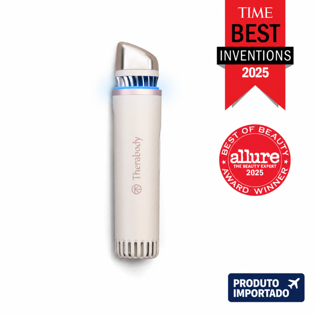 Therabody TheraFace Depuffing Wand – Bastão Facial com Calor e Frio