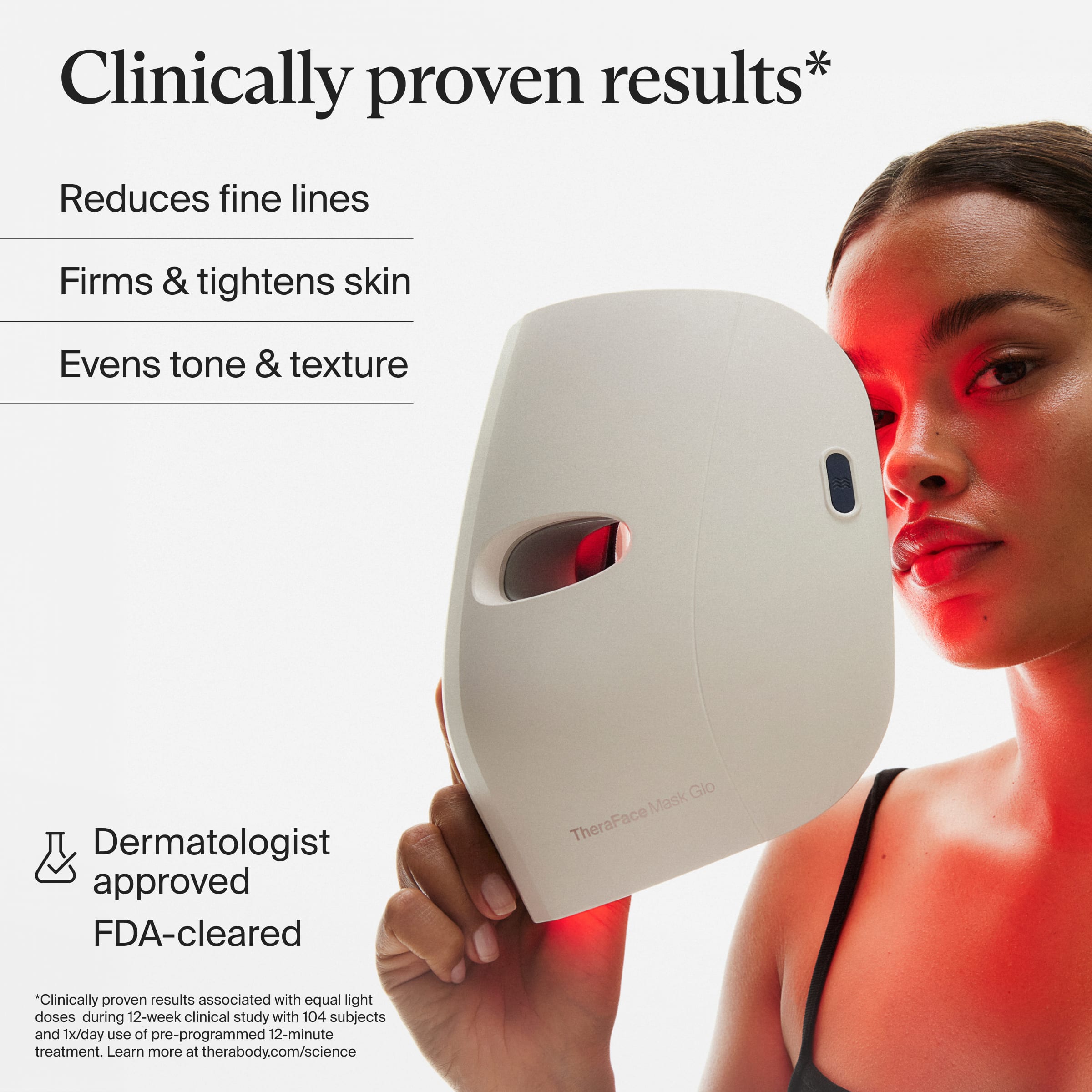 Therabody TheraFace Mask Glo – Máscara Facial de LED - Imagem 3