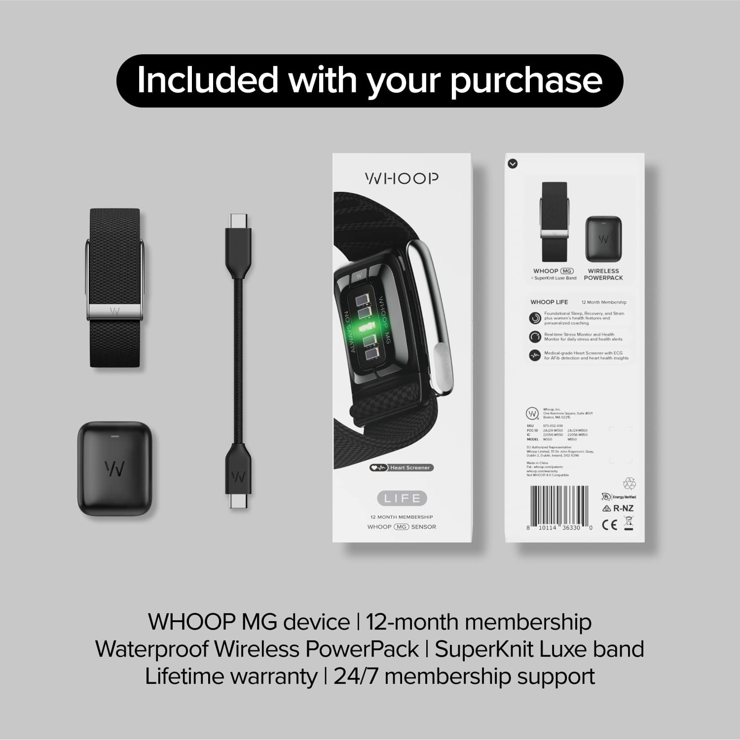 WHOOP MG Life – Smart Band com Assinatura de 12 Meses - Imagem 7